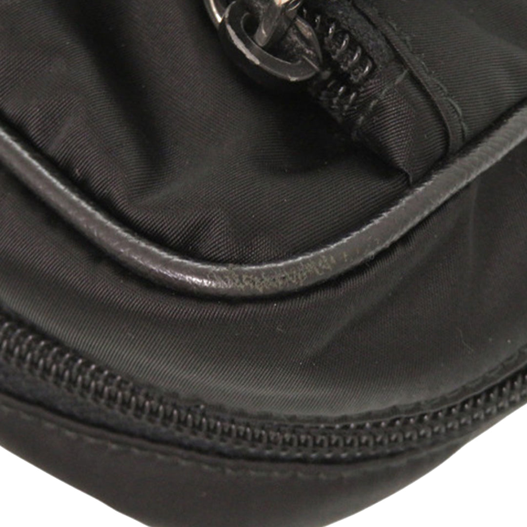 Prada Saffiano à finitions Tessuto Pochette
