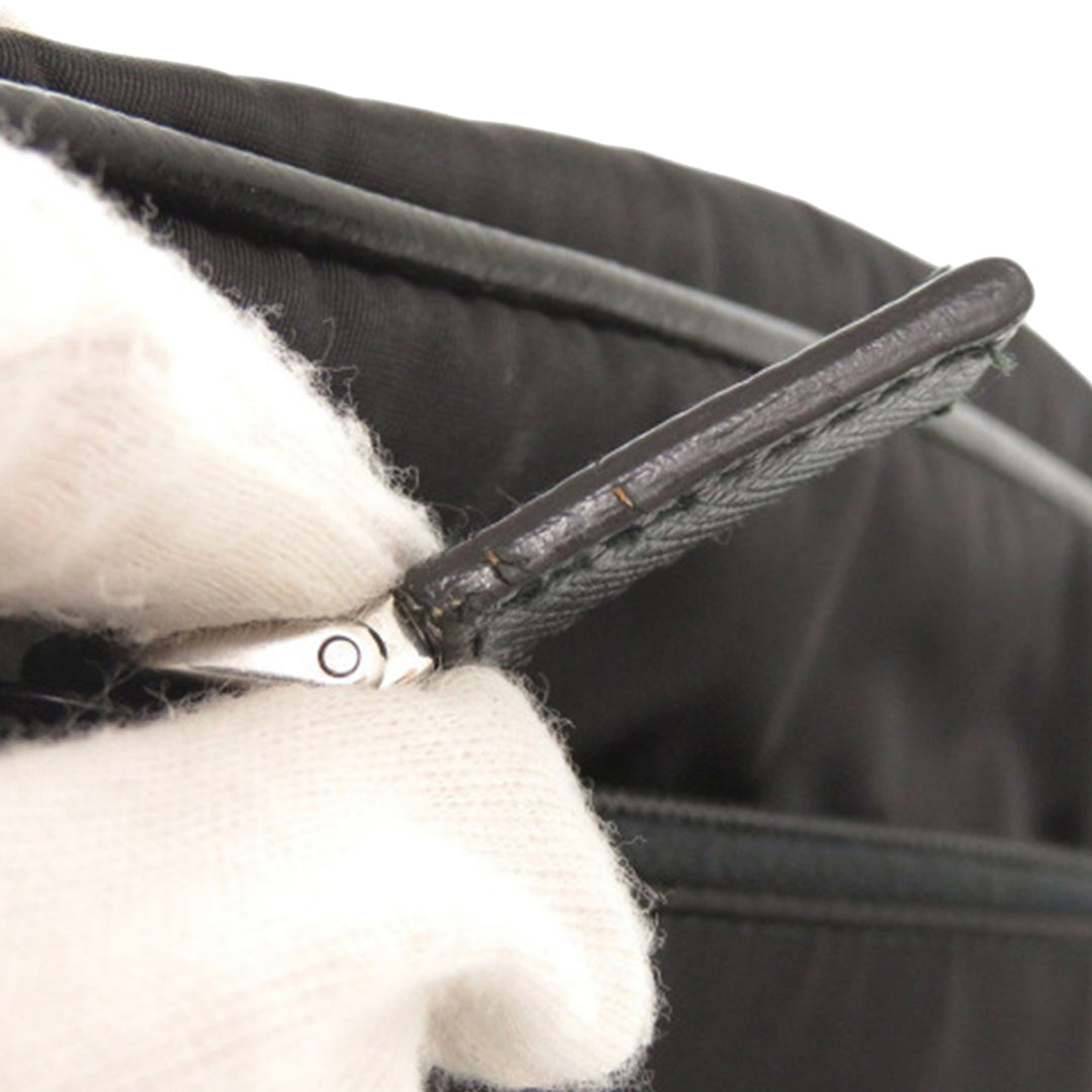 Prada Saffiano à finitions Tessuto Pochette
