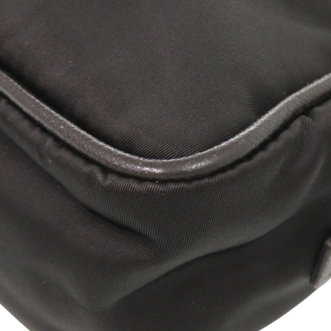 Prada Saffiano à finitions Tessuto Pochette