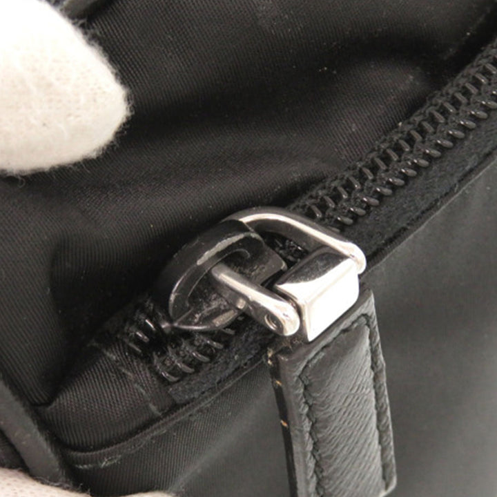 Prada Saffiano à finitions Tessuto Pochette
