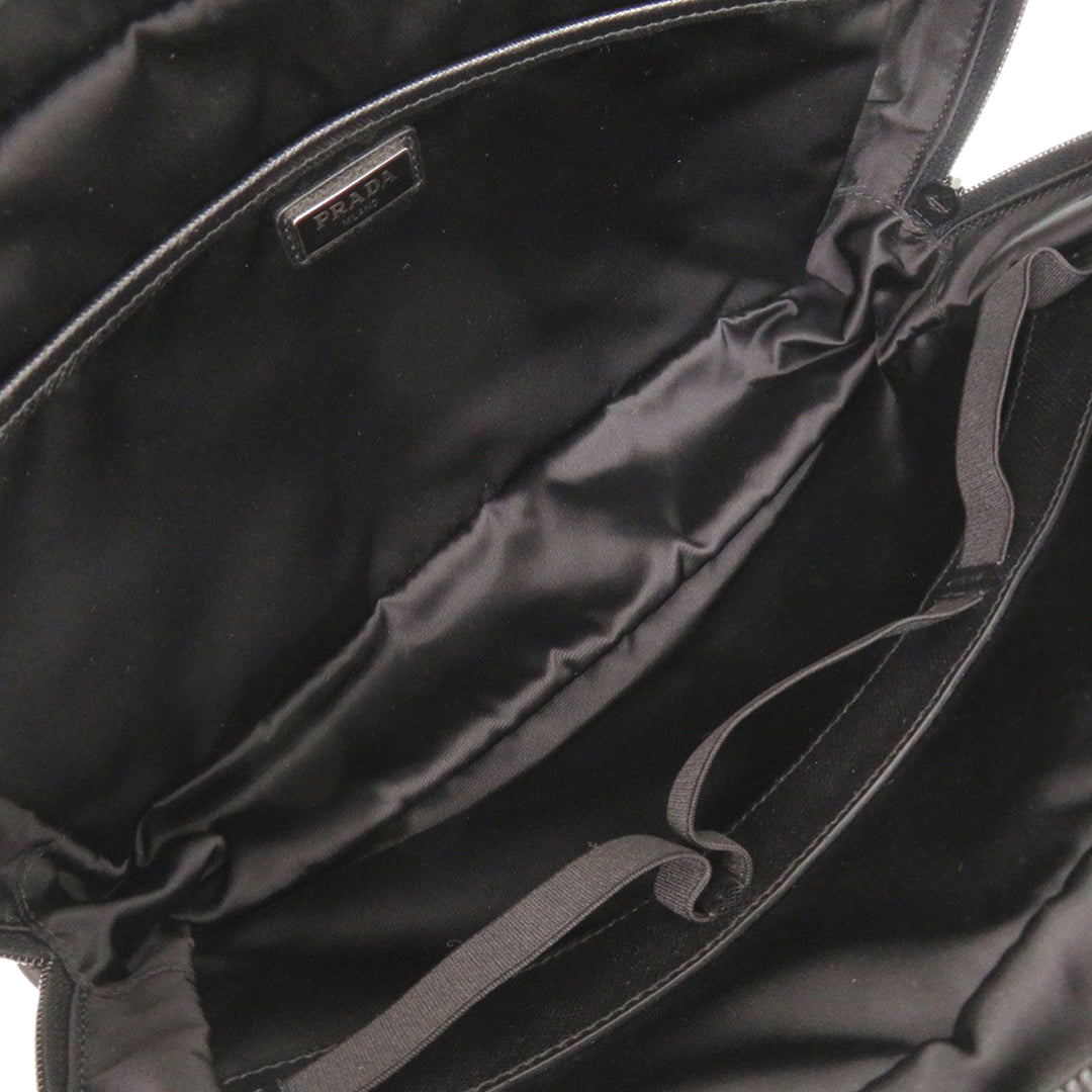 Prada Saffiano à finitions Tessuto Pochette