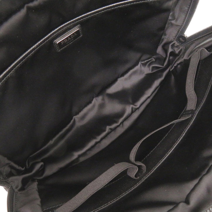 Prada Saffiano à finitions Tessuto Pochette