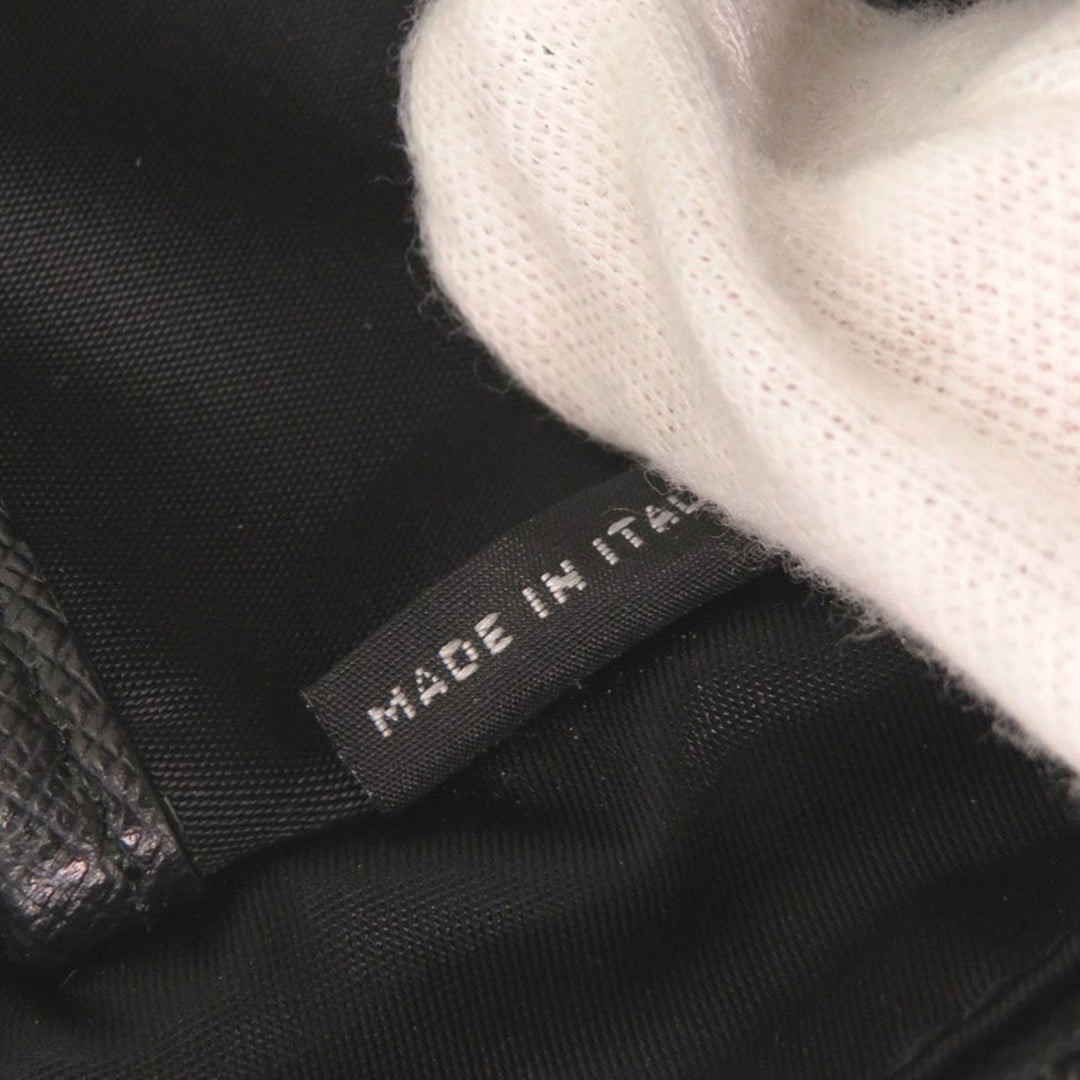 Prada Saffiano à finitions Tessuto Pochette