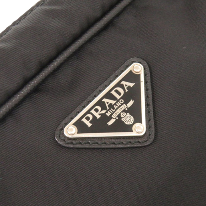 Prada Saffiano à finitions Tessuto Pochette