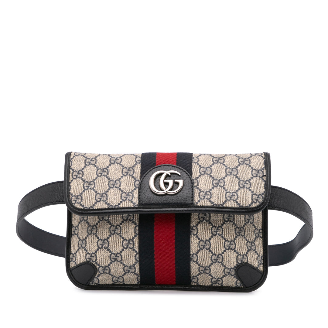 GG Supreme Ophidia Belt Bag Brown - Gaby Paris