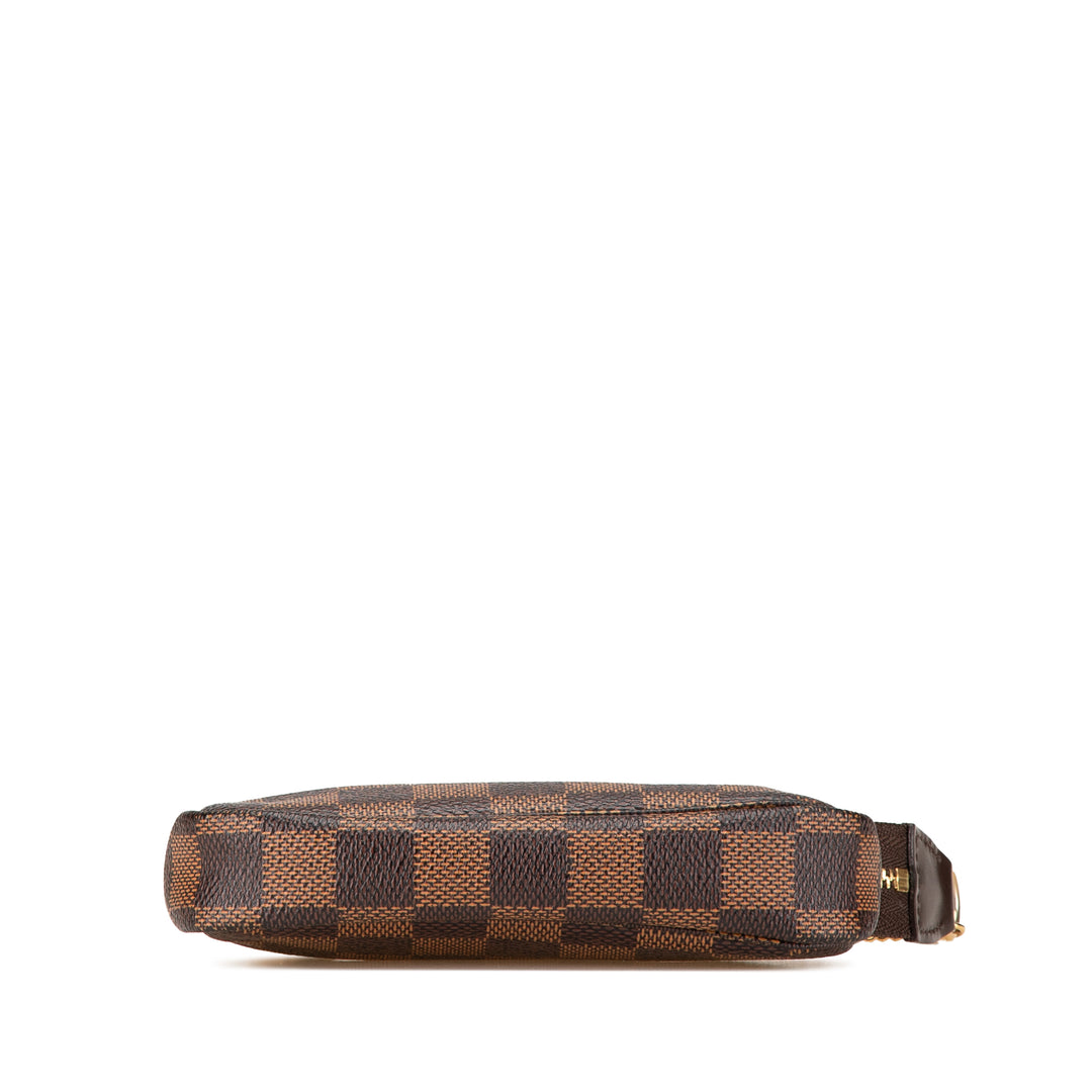 Damier Ebene Mini Pochette Accessoires Brown - Gaby Paris