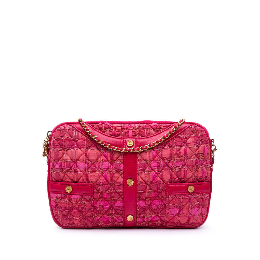 Tweed Girl Crossbody Pink - Gaby Paris
