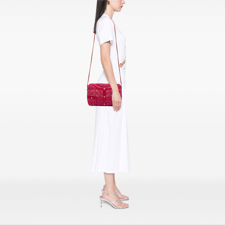 Tweed Girl Crossbody Pink - Gaby Paris