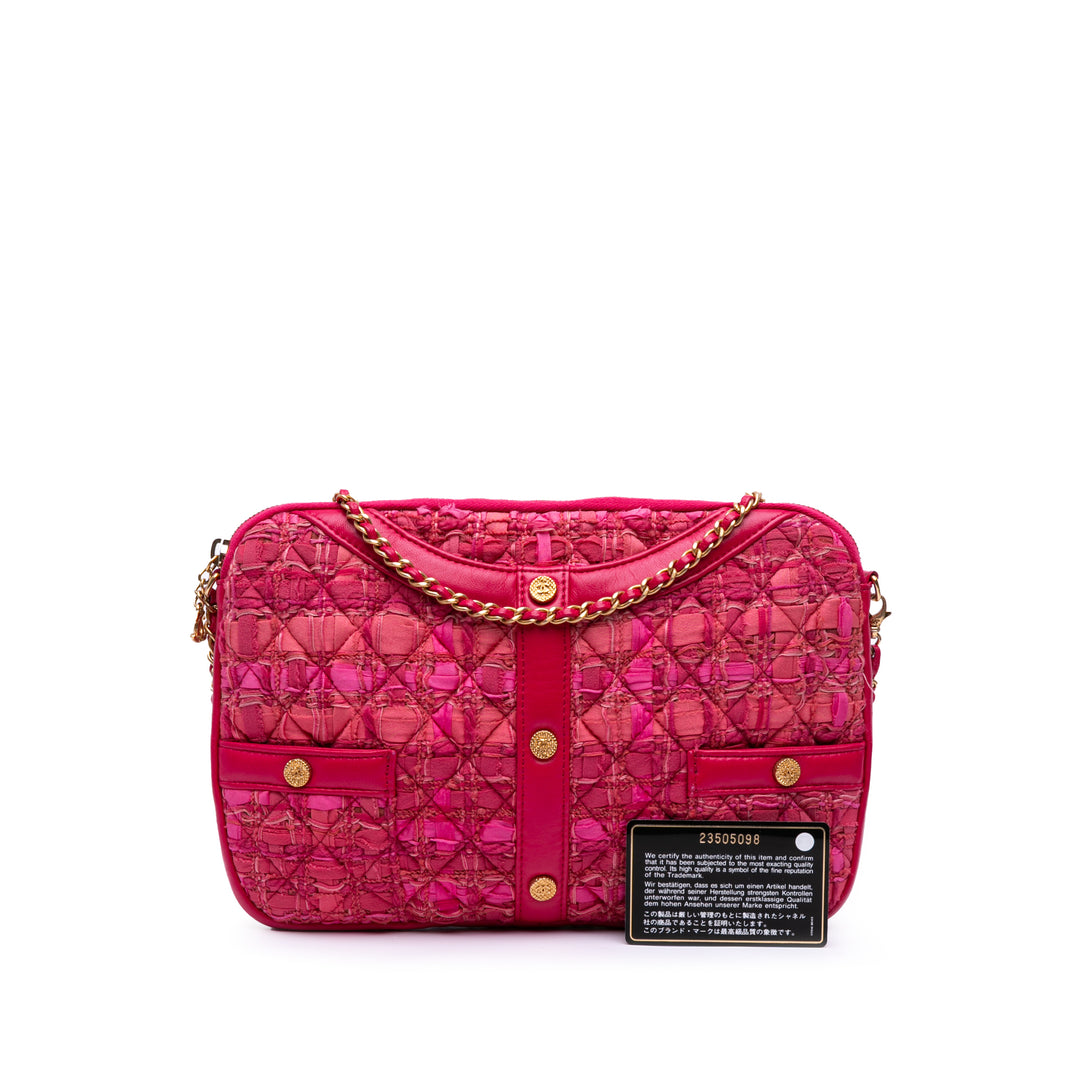 Tweed Girl Crossbody Pink - Gaby Paris