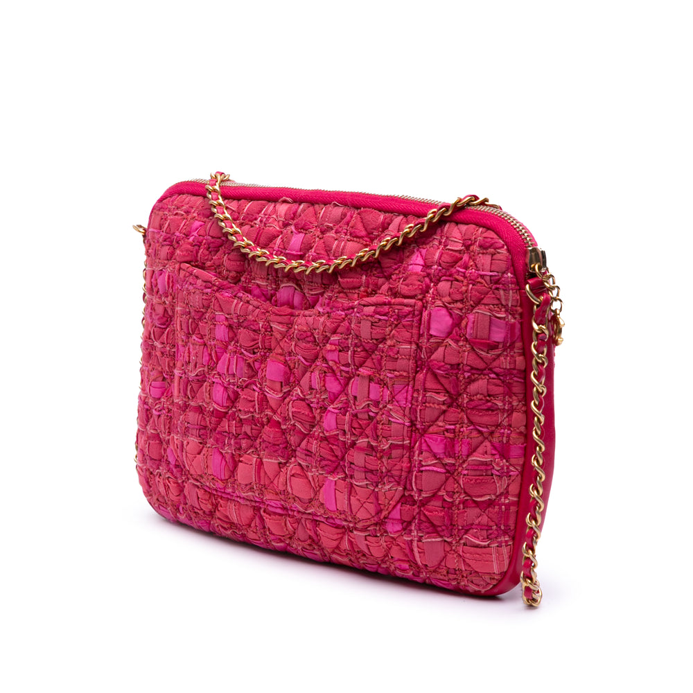Tweed Girl Crossbody Pink - Gaby Paris