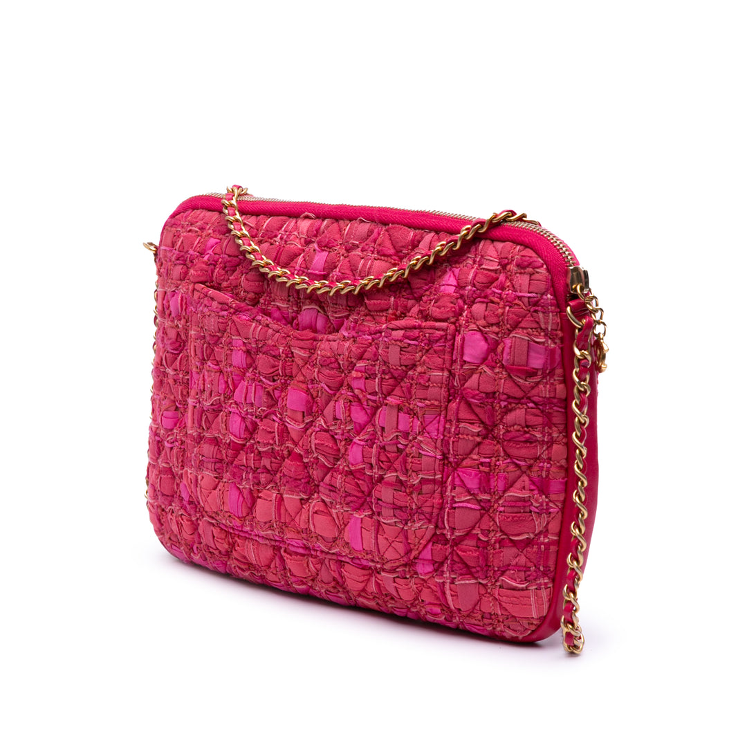 Tweed Girl Crossbody Pink - Gaby Paris