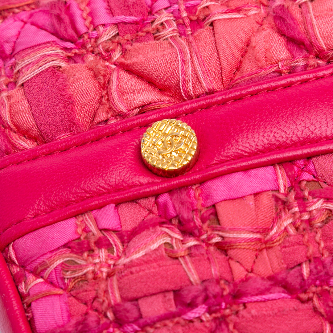 Tweed Girl Crossbody Pink - Gaby Paris