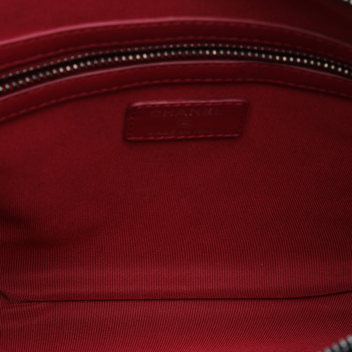 vieilli Gabrielle O Étui Pochette Moyen Cuir de veau Noir