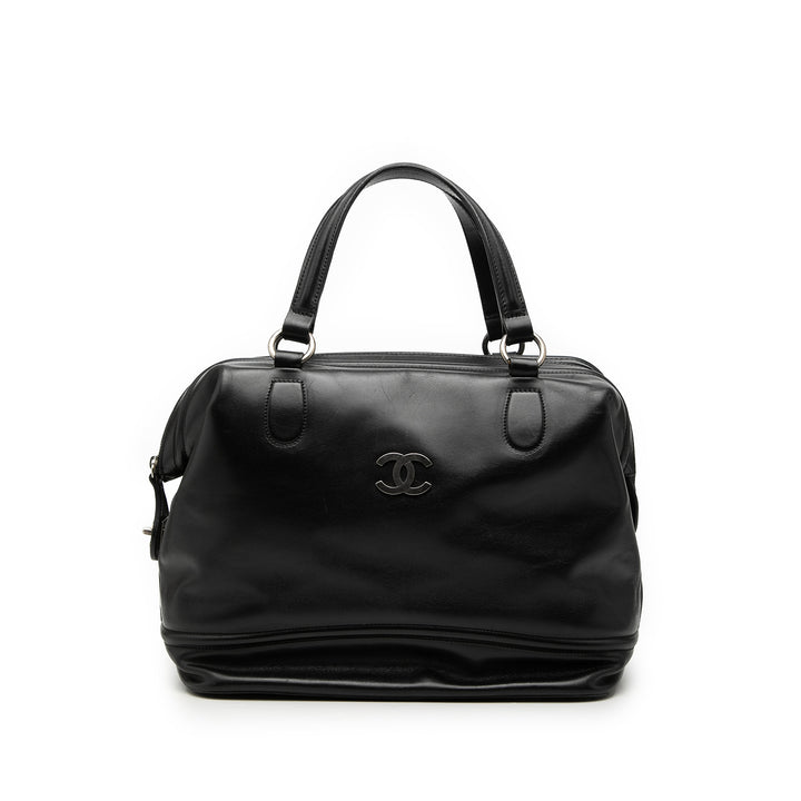 Chanel CC Cuir de veau Bowler Sac