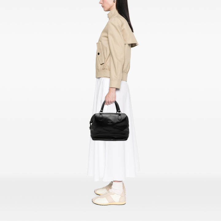 Chanel CC Cuir de veau Bowler Sac