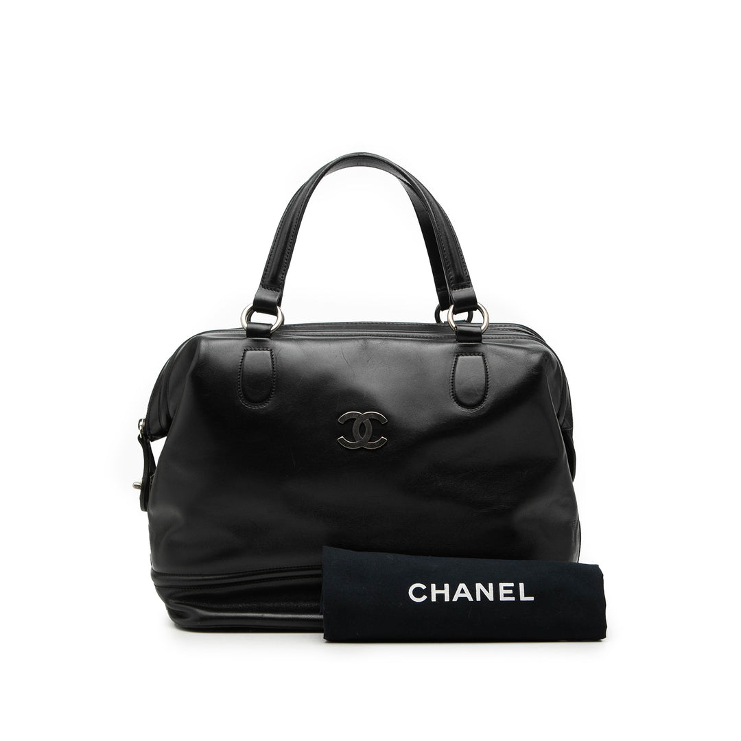 Chanel CC Cuir de veau Bowler Sac