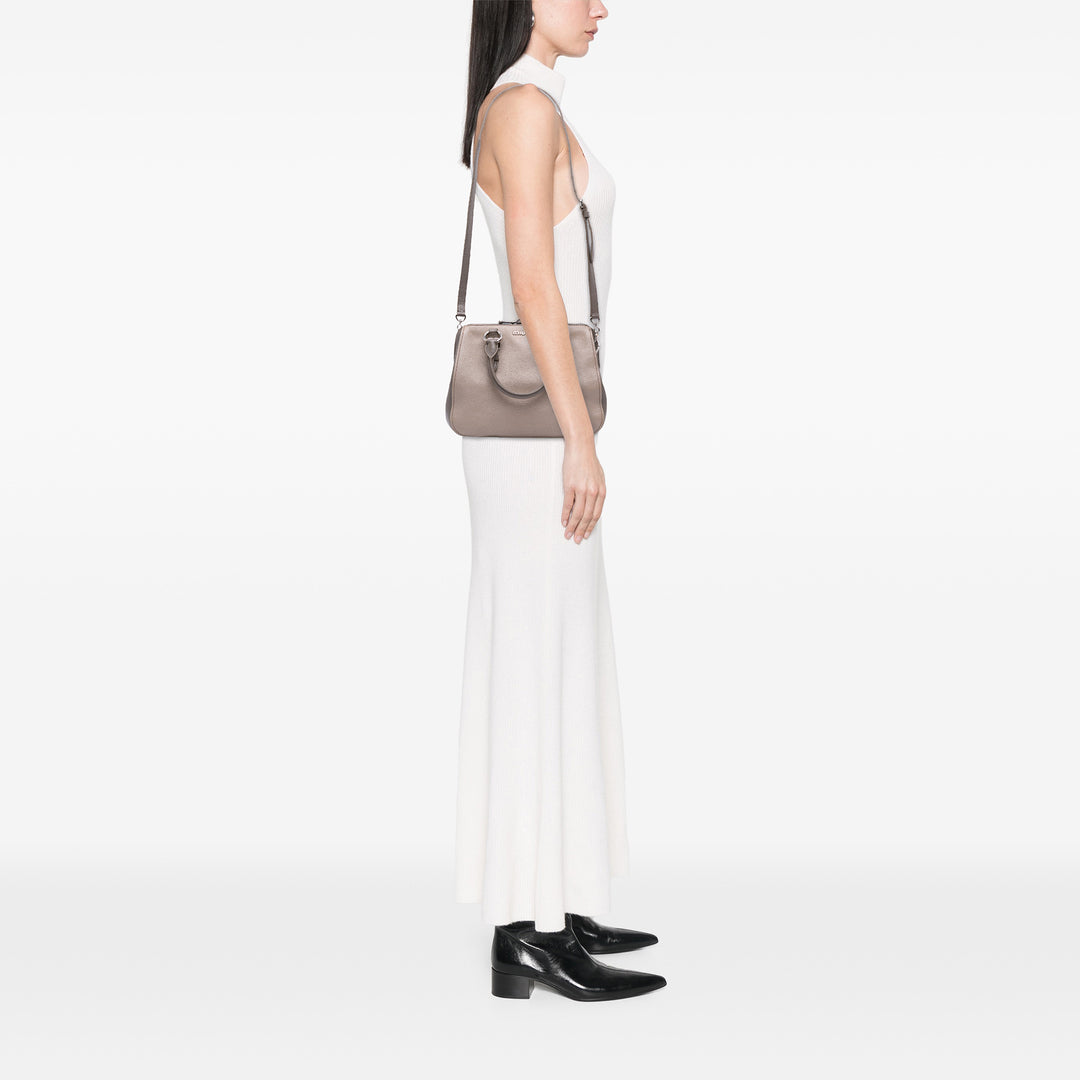 Leather Satchel Brown - Gaby Paris