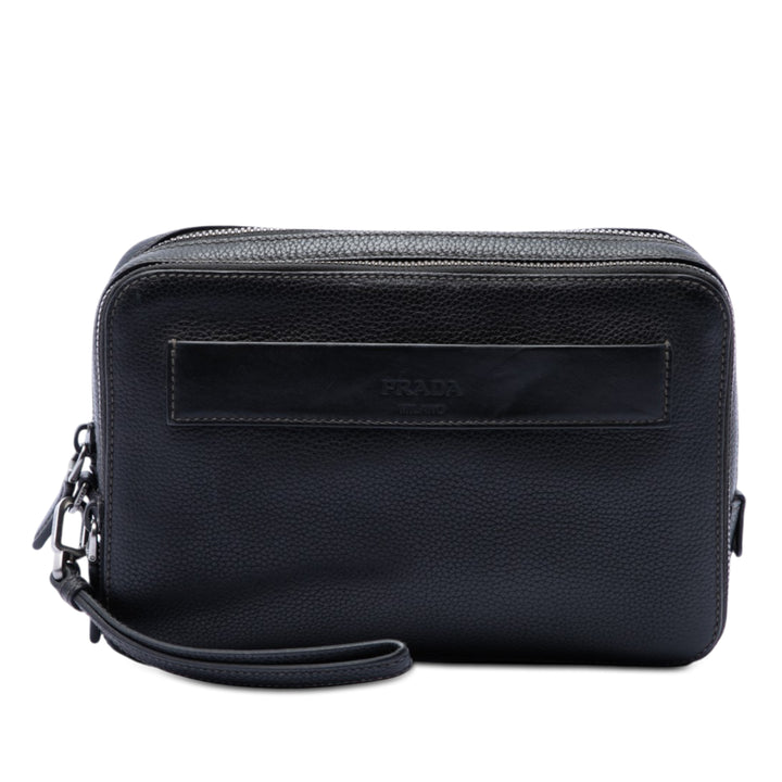 Vitello Daino Pochette Noir