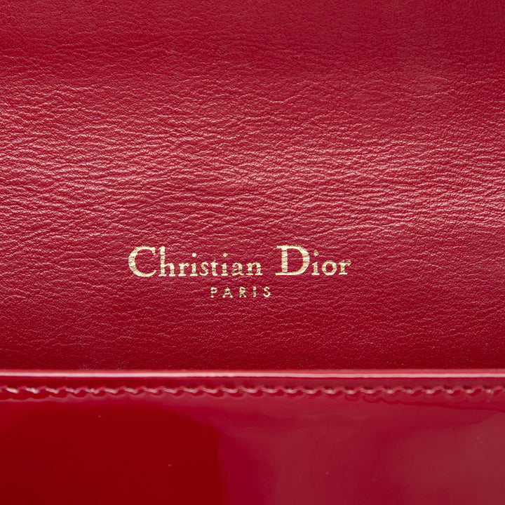 Dior Cannage Lady Dior Chaîne Pochette Rouge – vue 5 – GABY PARIS