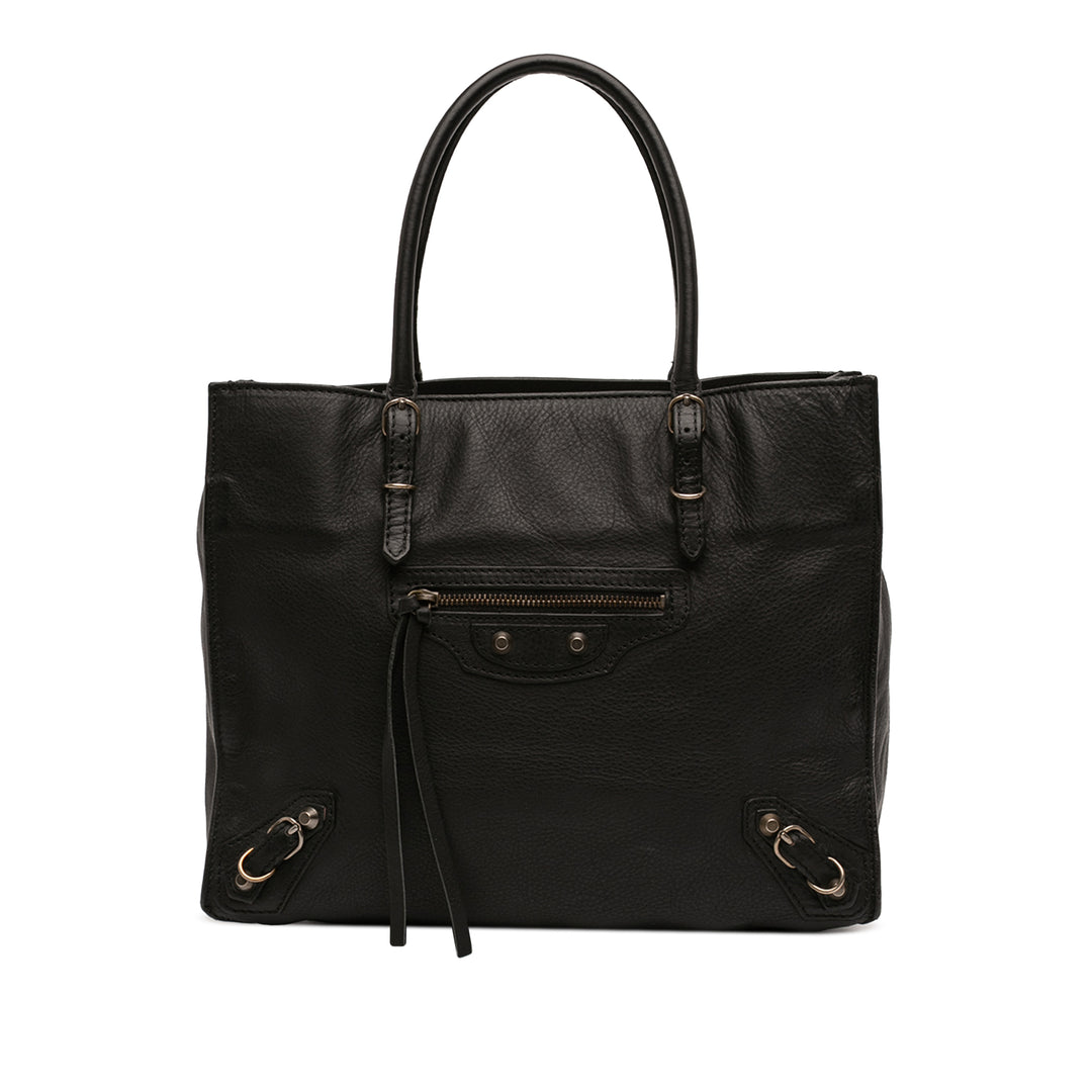 Balenciaga Cuir de veau Papier A6 Cabas