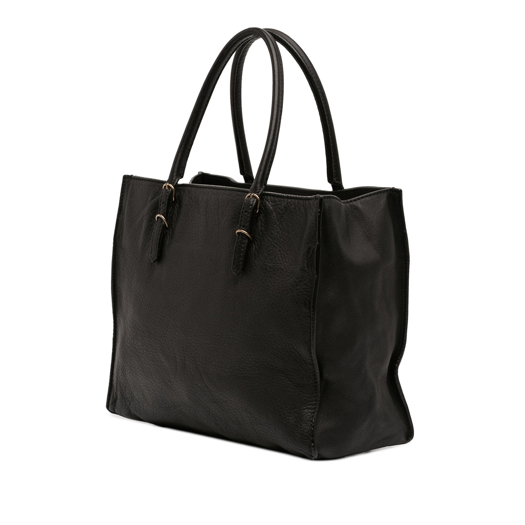 Balenciaga Cuir de veau Papier A6 Cabas