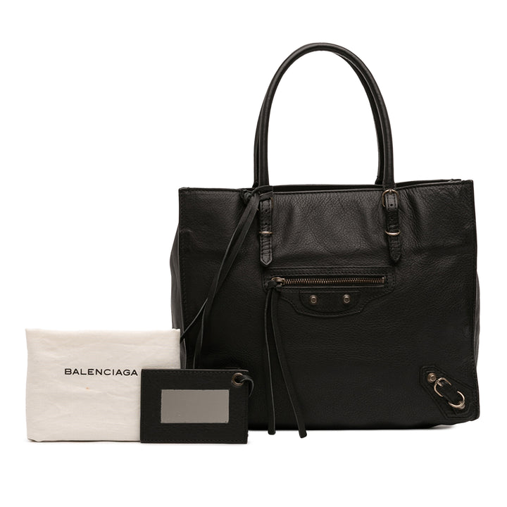 Balenciaga Cuir de veau Papier A6 Cabas