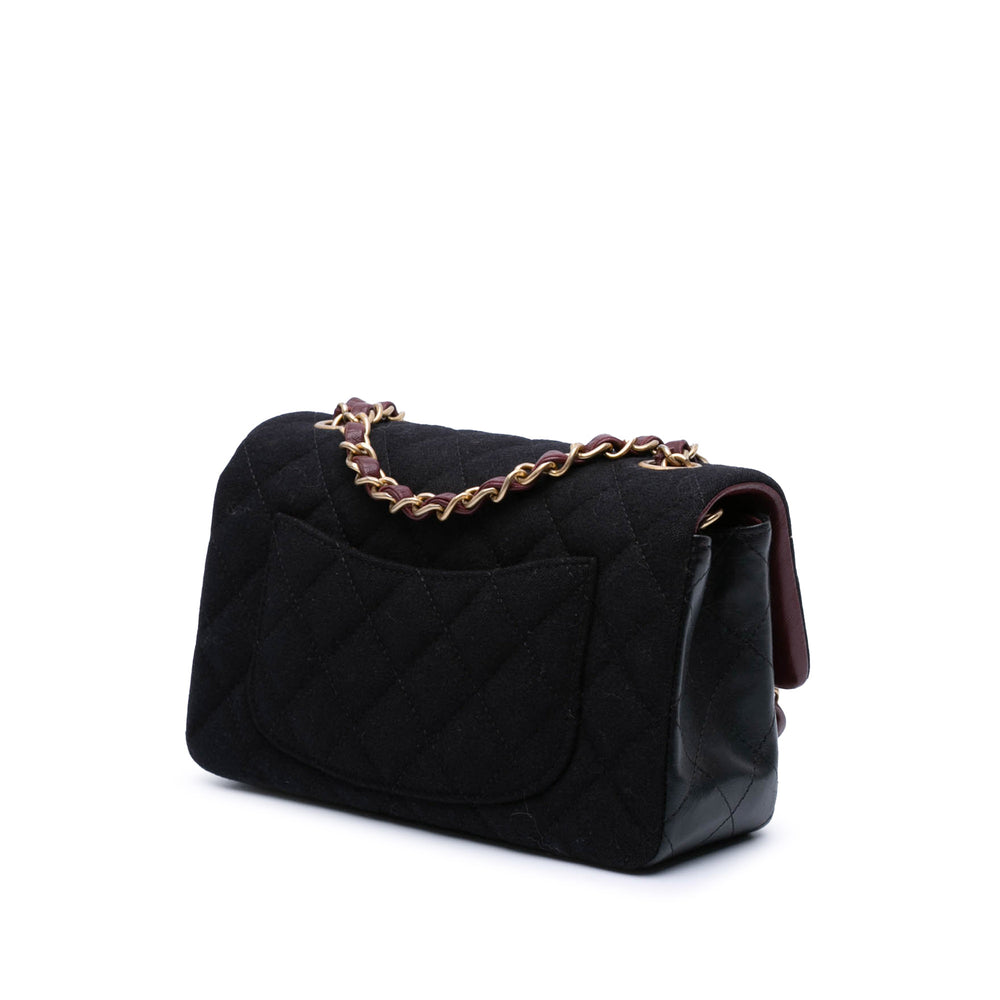 Mini Rectangular Classic Jersey Sailor Single Flap Blue - Gaby Paris
