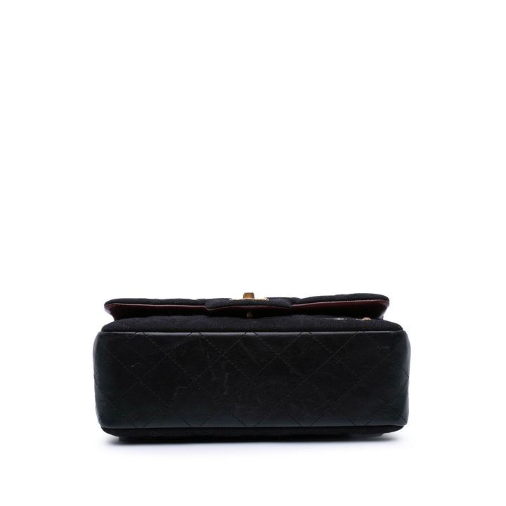 Mini Rectangular Classic Jersey Sailor Single Flap Blue - Gaby Paris