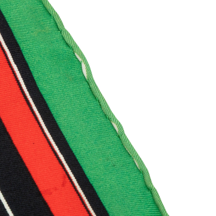 Hermès Couvertures Et Tenues De Jour Foulard 90 Vert – vue 7 – GABY PARIS