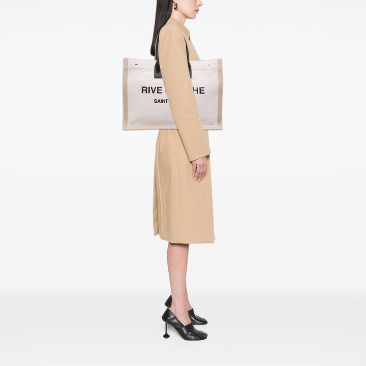 Saint Laurent Rive Gauche Cabas Grand Beige – vue 6 – GABY PARIS