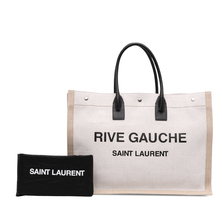 Saint Laurent Rive Gauche Cabas Grand Beige – vue 7 – GABY PARIS