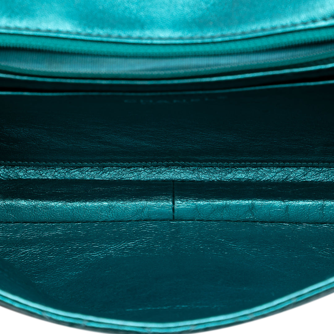 Chanel Matelassé Metallic Cuir de veau Reissue 2.55 à rabat 226