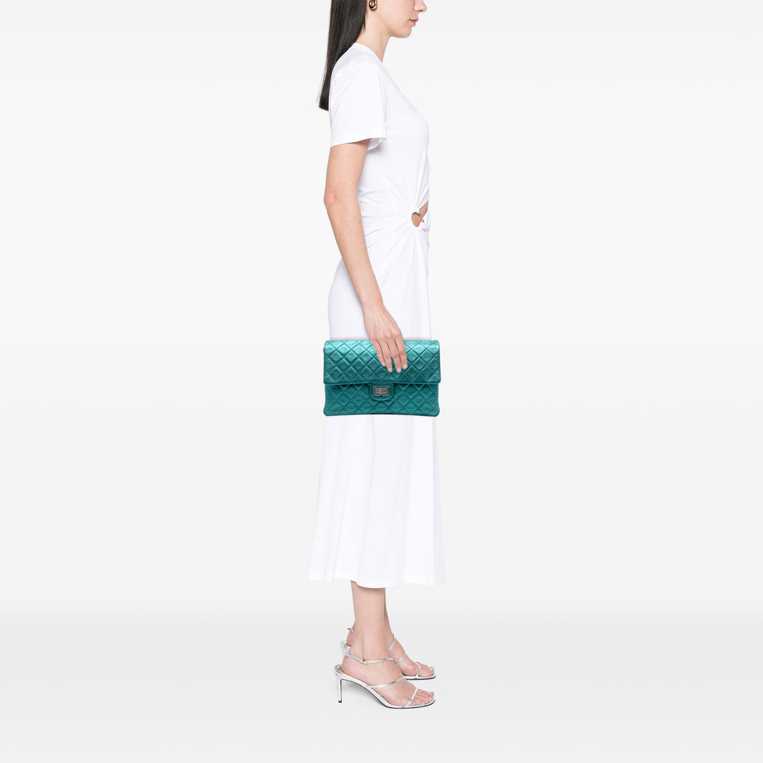 Chanel Matelassé Metallic Cuir de veau Reissue 2.55 à rabat 226