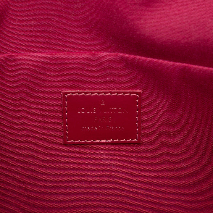 Pochette Felicie Cuir verni Monogram Rose