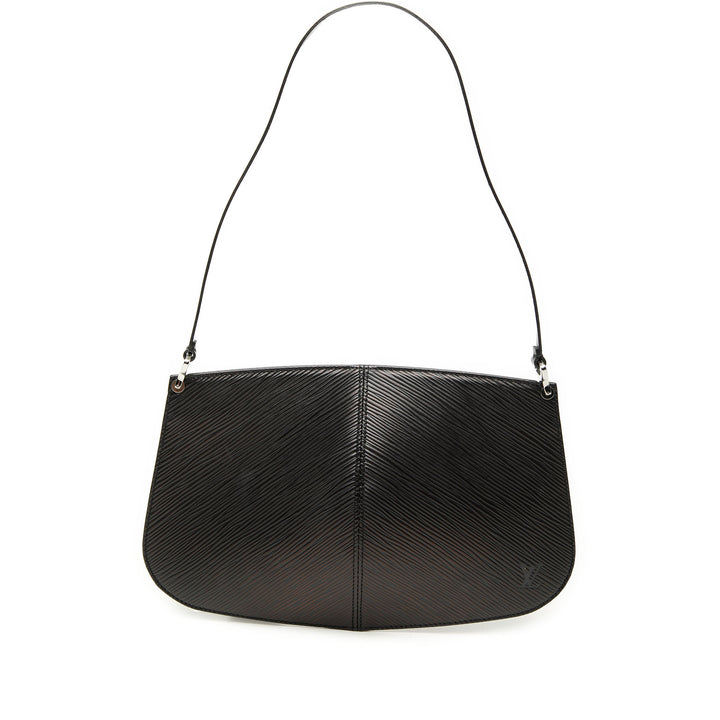 Demi Lune Pochette Épi Noir