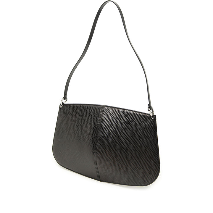 Demi Lune Pochette Épi Noir