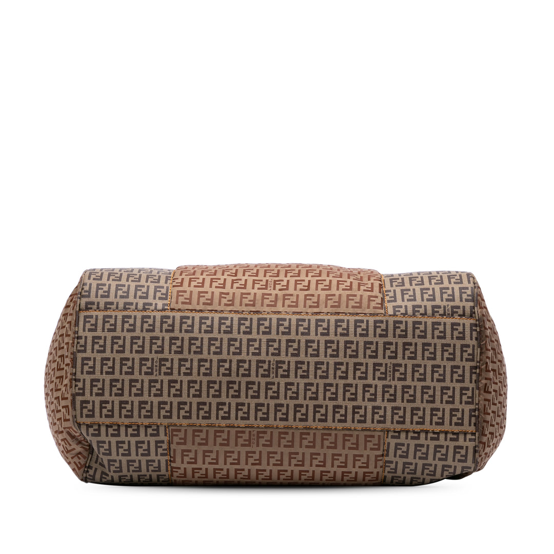 Fendi Zucchino Nylon et Spalmati Grande Pillow Cabas