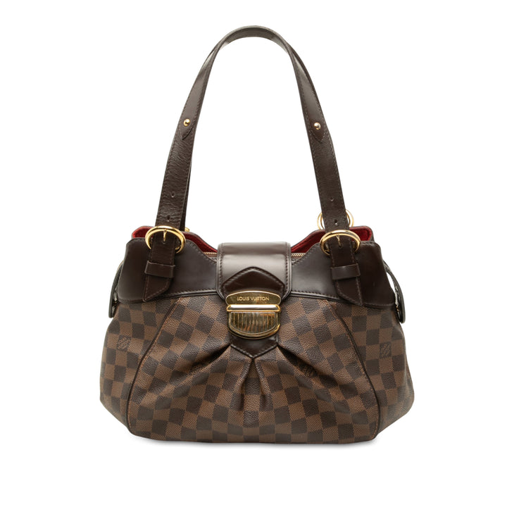 Louis Vuitton Sistina PM Damier Ébène Marron – vue principale – GABY PARIS