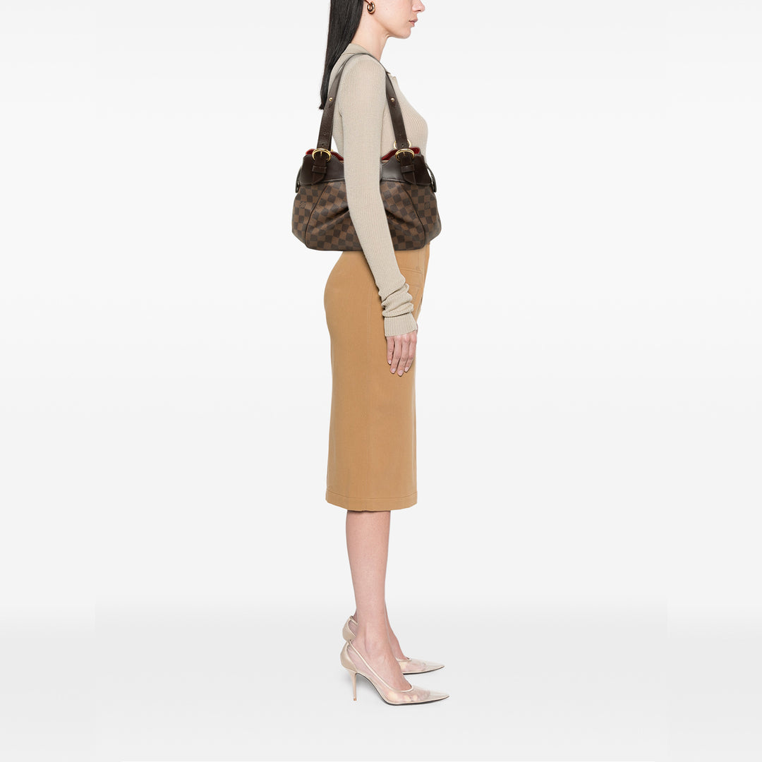 Louis Vuitton Sistina PM Damier Ébène Marron – vue 6 – GABY PARIS