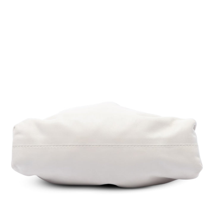 Bottega Veneta Pochette The Mini Cuir d'agneau Blanc – vue 3 – GABY PARIS
