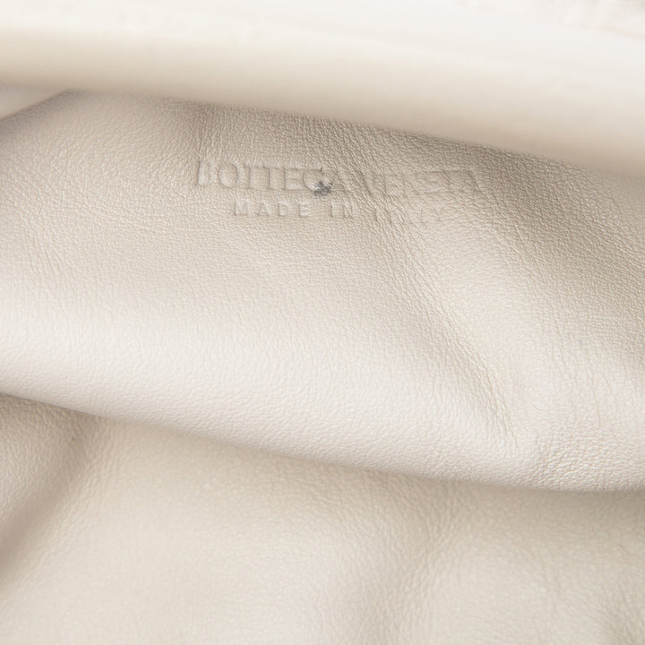 Bottega Veneta Pochette The Mini Cuir d'agneau Blanc – vue 5 – GABY PARIS