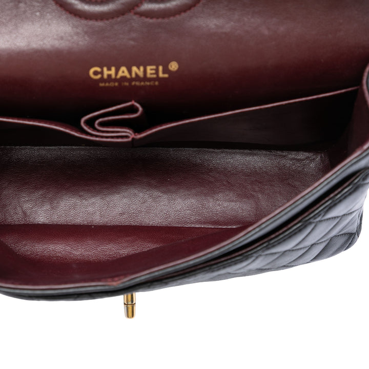 Chanel Medium Classic Cuir d’agneau Double rabat
