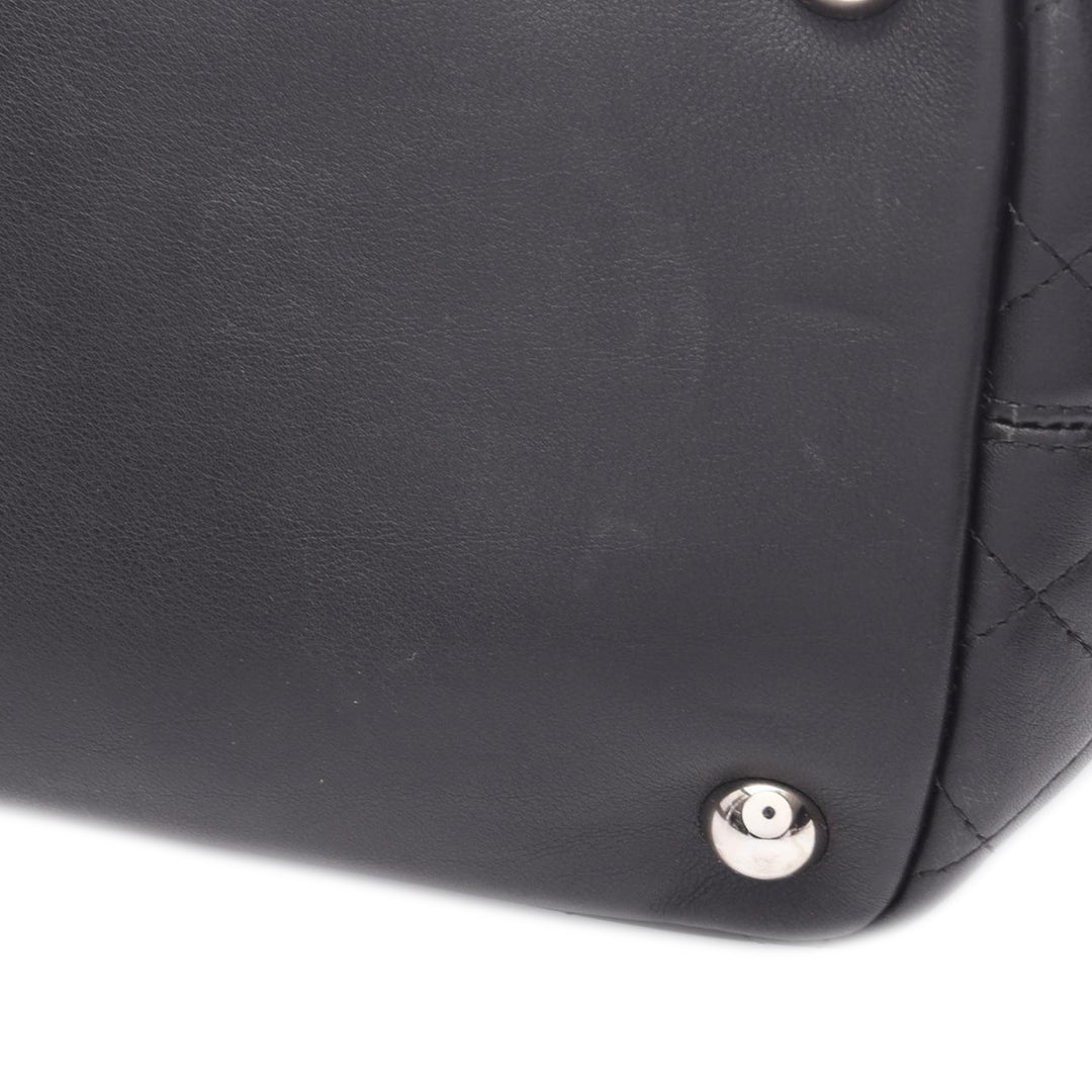 Cambon Ligne Cabas Grand Cuir d'agneau Noir