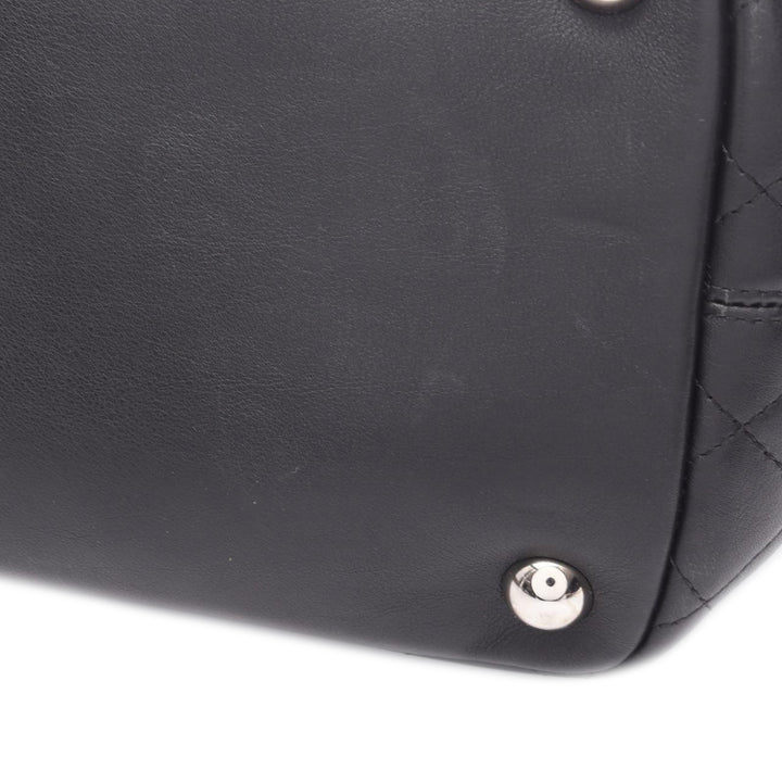 Cambon Ligne Cabas Grand Cuir d'agneau Noir
