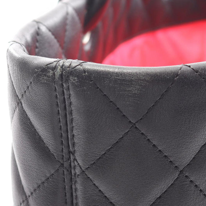 Cambon Ligne Cabas Grand Cuir d'agneau Noir