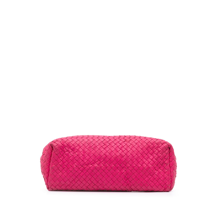 Medium Nappa Intrecciato Bella Tote Pink - Gaby Paris