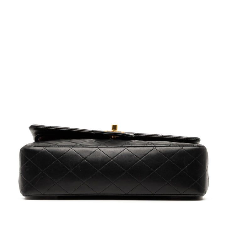 Chanel Medium Classic Cuir d’agneau Double rabat Noir – GABY PARIS Authentique