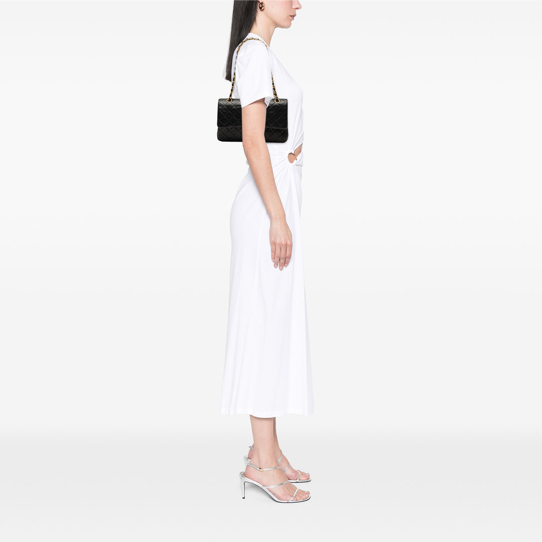 Chanel Medium Classic Cuir d’agneau Double rabat Noir – GABY PARIS Authentique