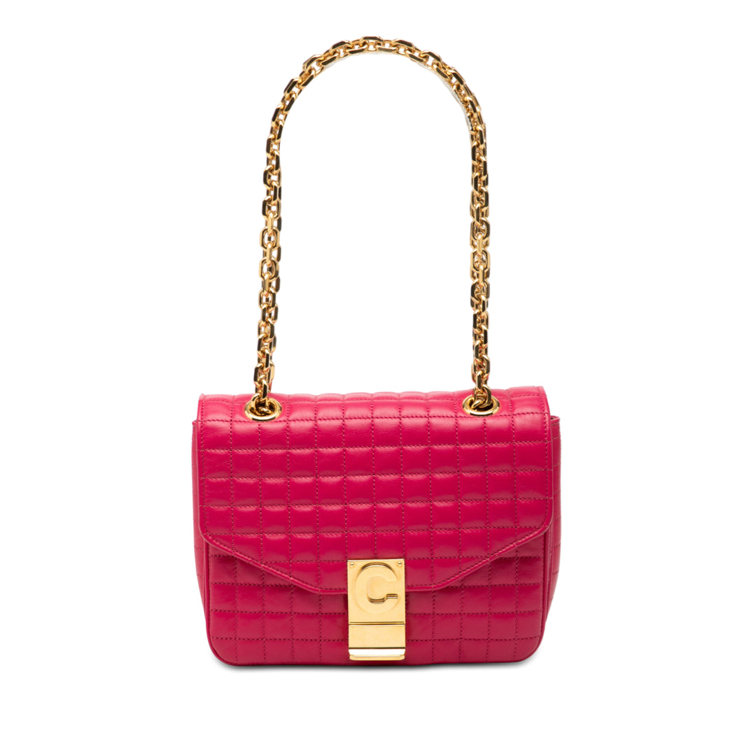 Celine Small Matelassé Cuir de veau C Sac