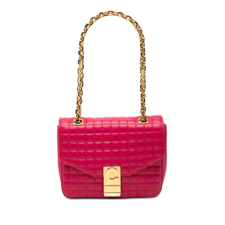 Celine Small Matelassé Cuir de veau C Sac